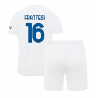 Dres Inter Milan Davide Frattesi #16 Preč pre deti 2023-24 Krátky Rukáv (+ trenírky)